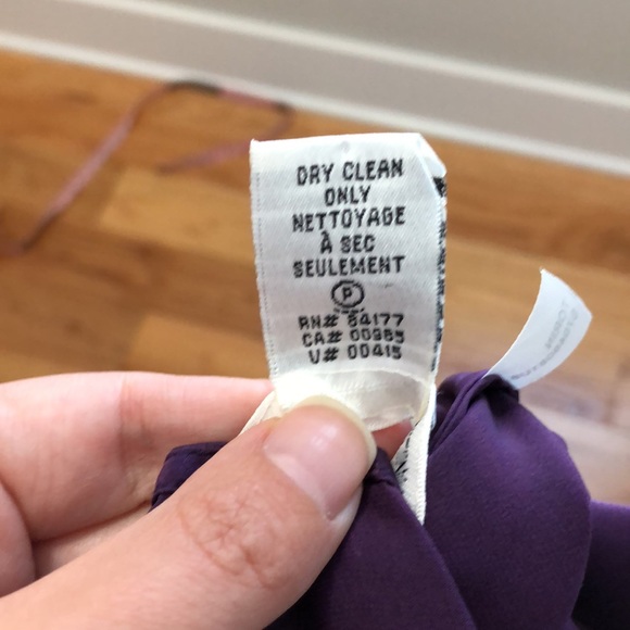 DVF Torin purple silk blouse - Picture 5 of 13